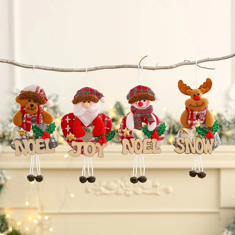 Decorative Christmas Snowman Wreath Stornfield