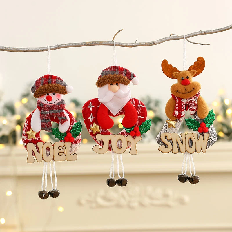 Decorative Christmas Snowman Wreath Stornfield