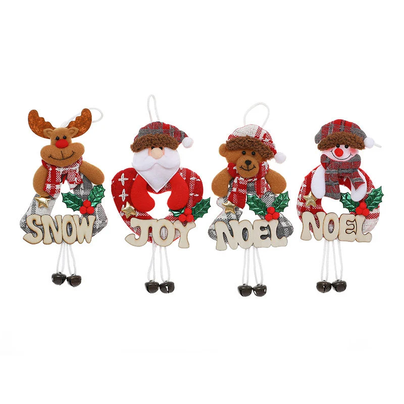 Decorative Christmas Snowman Wreath Stornfield
