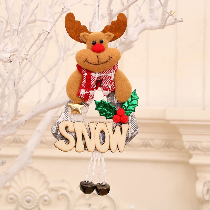 Decorative Christmas Snowman Wreath Stornfield
