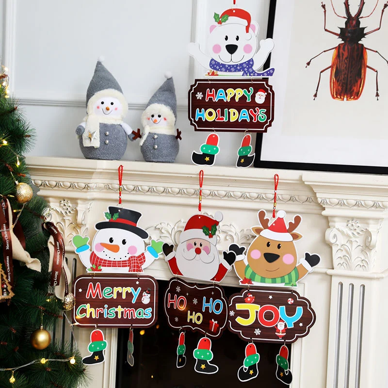 Decorative Christmas Snowman Sign Stornfield