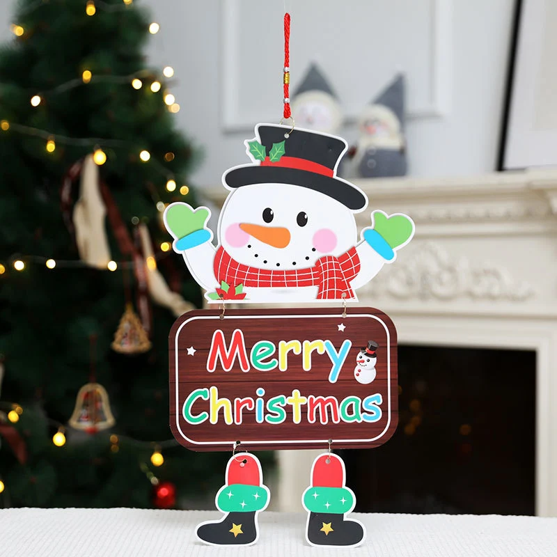 Decorative Christmas Snowman Sign Stornfield