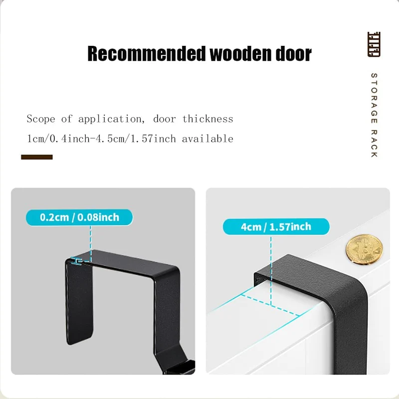 Garvee Organizador de Despensa 6 Nivelles Metall Robust Schmal Türregal Raumsparente Für Küchen