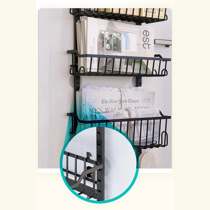 Garvee Organizador de Despensa 6 Nivelles Metall Robust Schmal Türregal Raumsparente Für Küchen