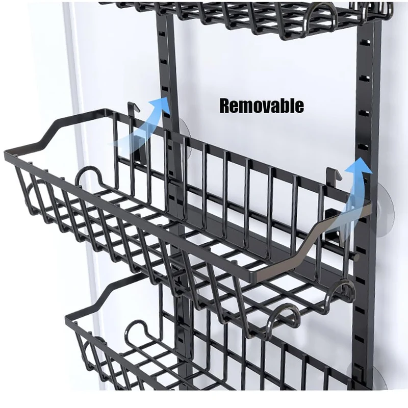 Garvee Organizador de Despensa 6 Nivelles Metall Robust Schmal Türregal Raumsparente Für Küchen