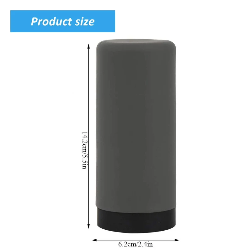 Garvee 2 Pack Dispenser Ricaricabili per Detergente Piatti, Dosaggio Preciso, Plastica Resistente, Cucina e Bagno, Versatili, Trasparente