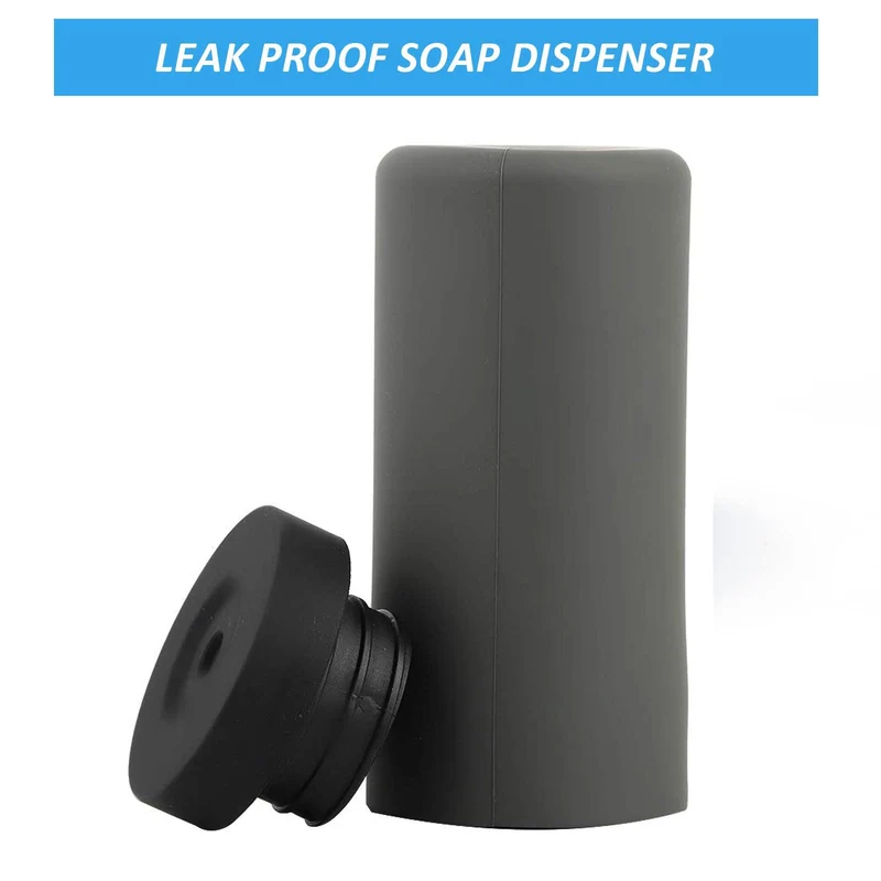 Garvee 2 Pack Dispenser Ricaricabili per Detergente Piatti, Dosaggio Preciso, Plastica Resistente, Cucina e Bagno, Versatili, Trasparente
