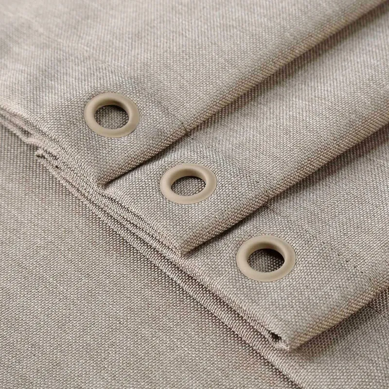 Tenda da doccia impermeabile in poliestere Garvee con ganci per bagni e vasche da bagno, 182,9 x 243,2 cm, colore caffè