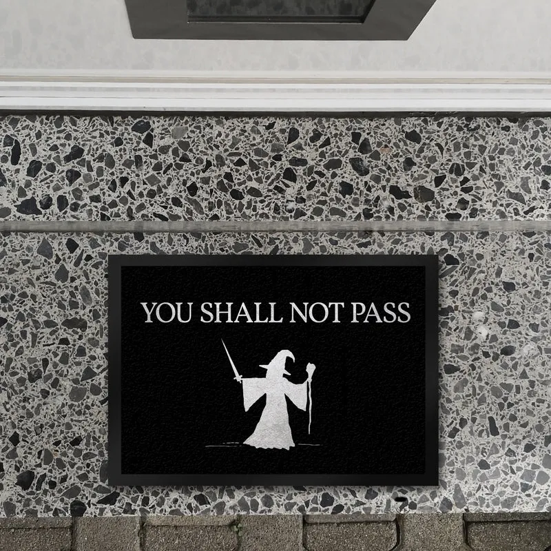 You shall not pass Zauberer Fußmatte