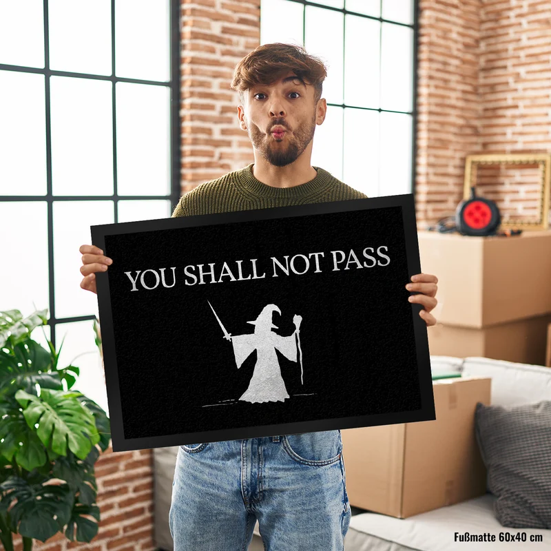 You shall not pass Zauberer Fußmatte