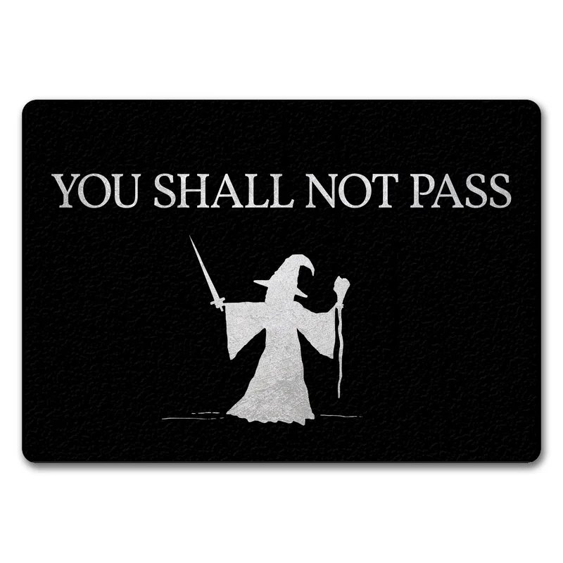 You shall not pass Zauberer Fußmatte