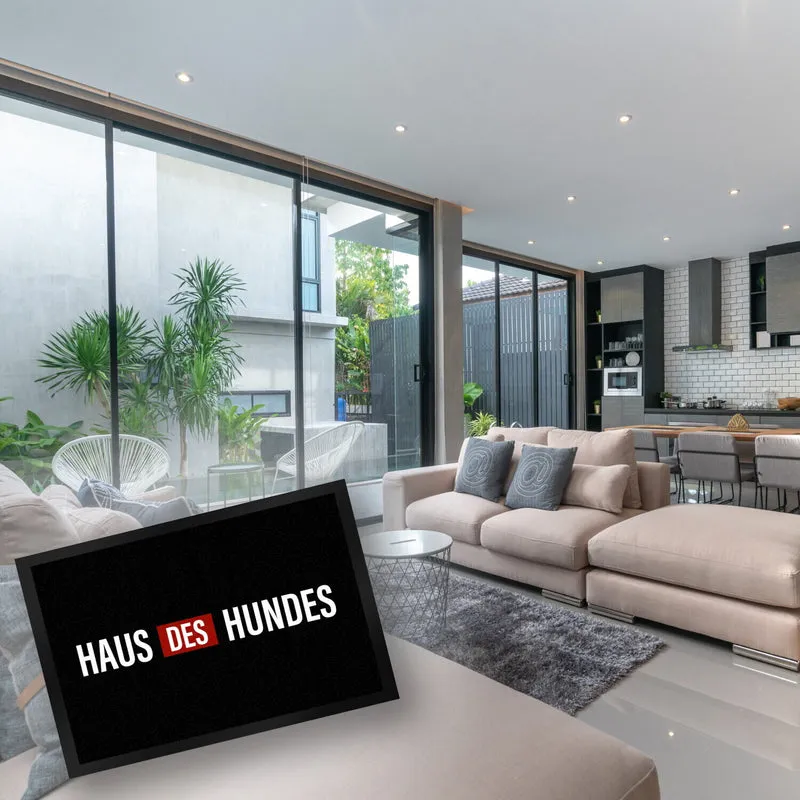Haus des Hundes Fußmatte