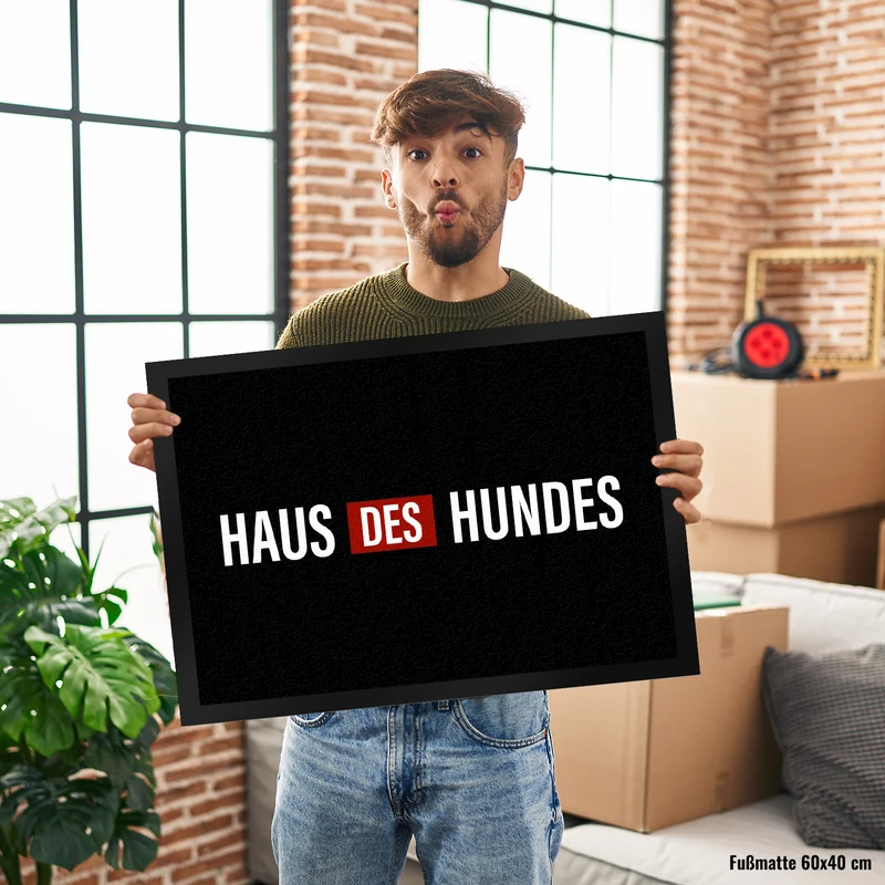 Haus des Hundes Fußmatte
