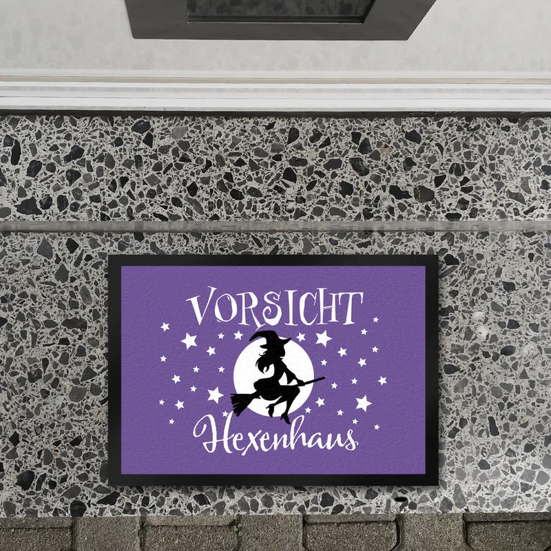 Vorsicht Hexenhaus Fußmatte
