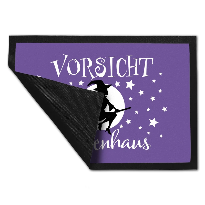 Vorsicht Hexenhaus Fußmatte