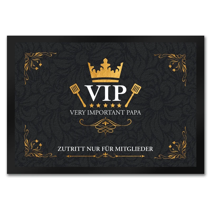 Very Important Papa Fußmatte mit VIP Motiv