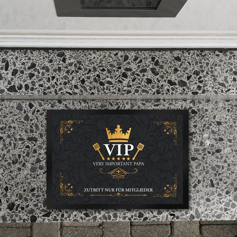 Very Important Papa Fußmatte mit VIP Motiv