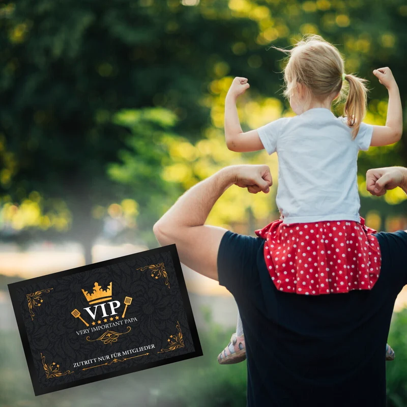 Very Important Papa Fußmatte mit VIP Motiv