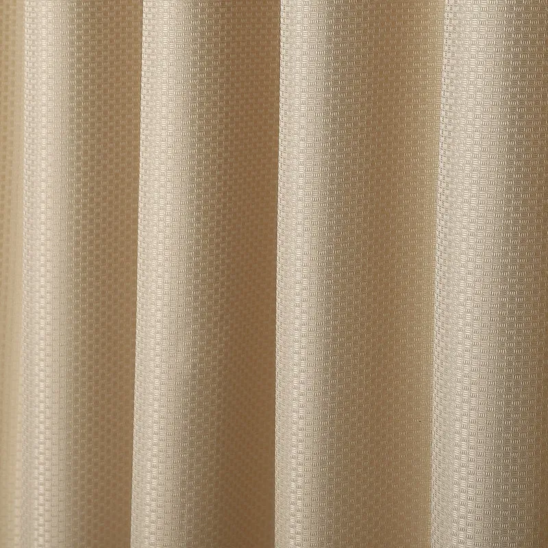 Tenda da doccia Garvee Waffle, impermeabile, resistente, in poliestere, color talpa, per spa, di lusso, 182 x 182 cm, per bagno