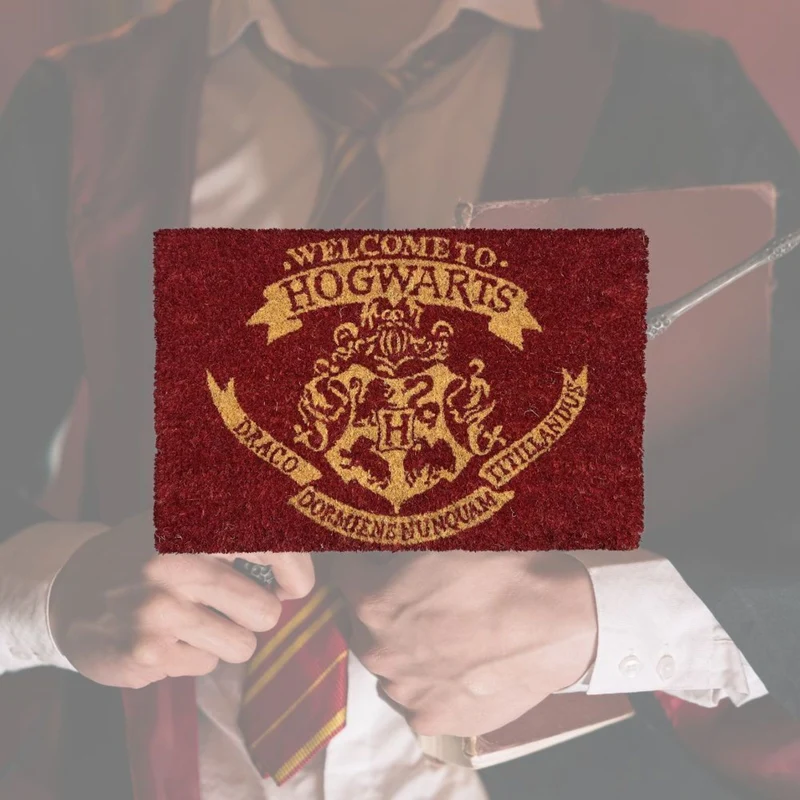Harry Potter Welcome to Hogwarts Logo Fußmatte