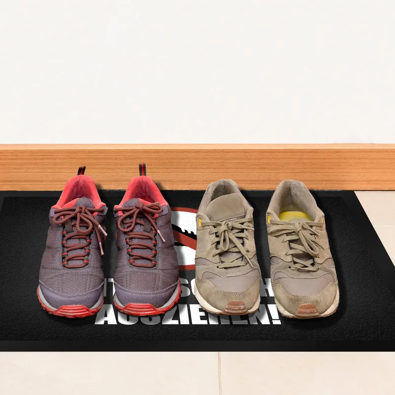 Bitte Schuhe ausziehen Fußmatte