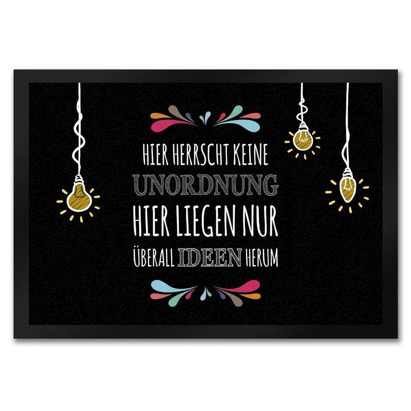 Hier herrscht keine Unordnung Fußmatte