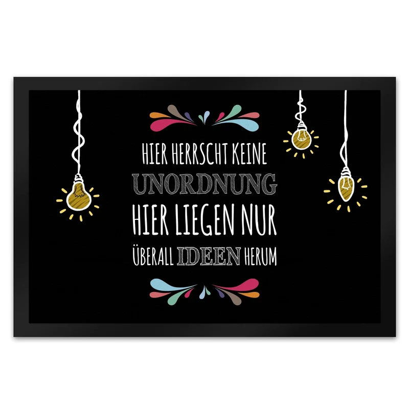 Hier herrscht keine Unordnung Fußmatte