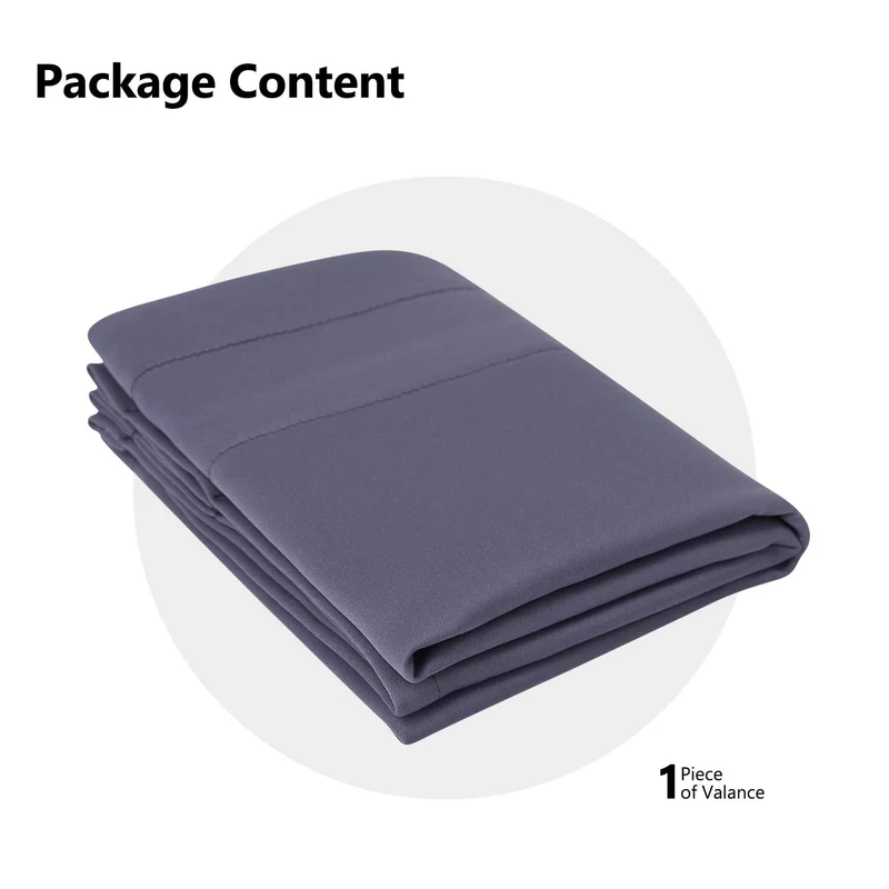 Tende oscuranti Garvee, 2 pezzi, per finestre, soggiorno, cucina, camera da letto, isolate termicamente, 26×36 pollici, grigio scuro