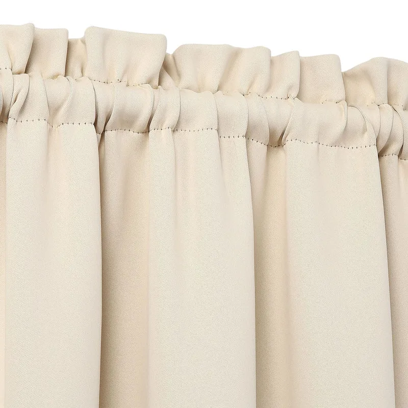 Tende oscuranti Garvee, 2 pezzi, per finestre, soggiorno, cucina, camera da letto, beige, 26x24 pollici