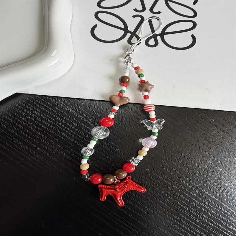 Decorative Beaded Charm Keychain Stornfield 1790135158