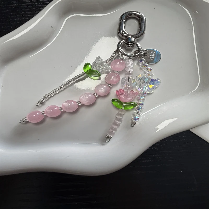 Decorative Beaded Charm Keychain Stornfield 1790135130