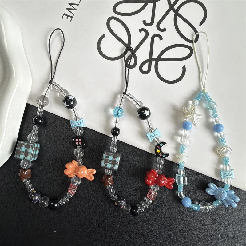 Decorative Beaded Charm Keychain Stornfield 1790135076