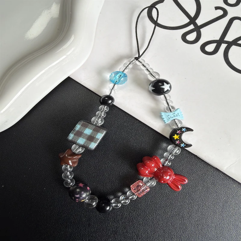 Decorative Beaded Charm Keychain Stornfield 1790135076