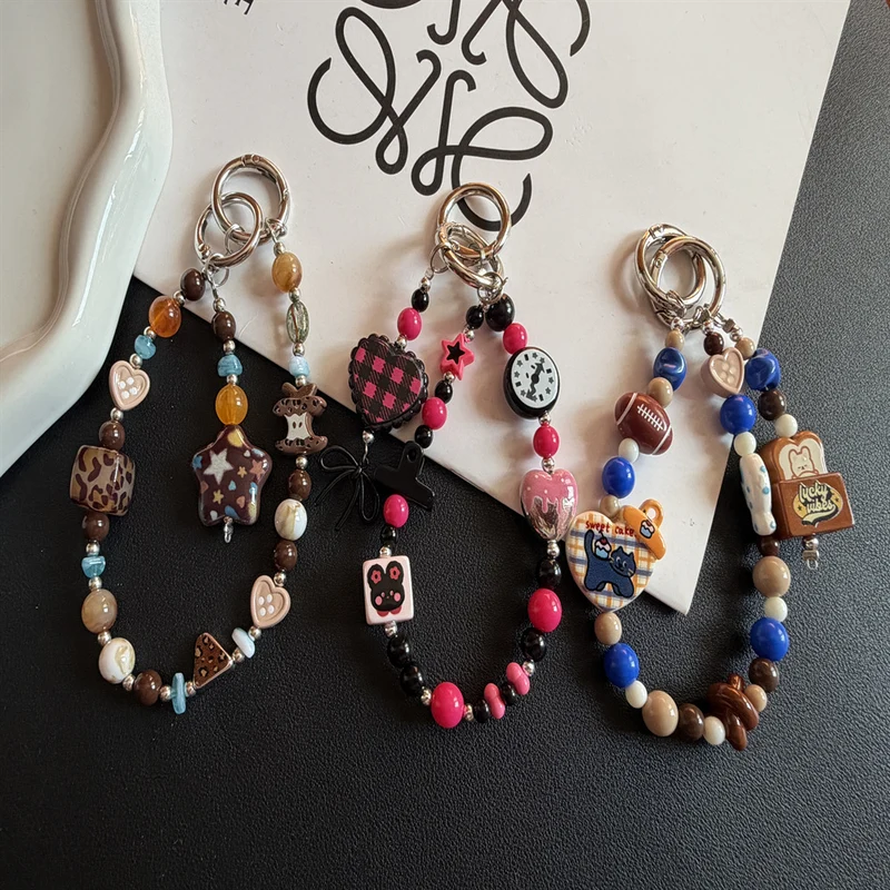 Decorative Beaded Charm Keychain Stornfield 1790135022