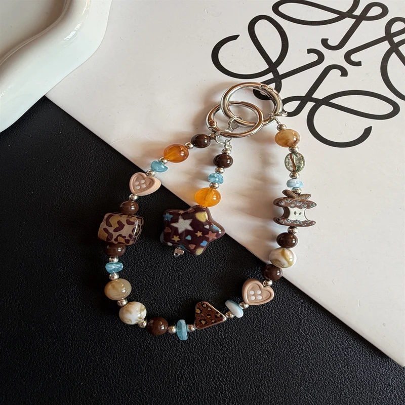 Decorative Beaded Charm Keychain Stornfield 1790135022