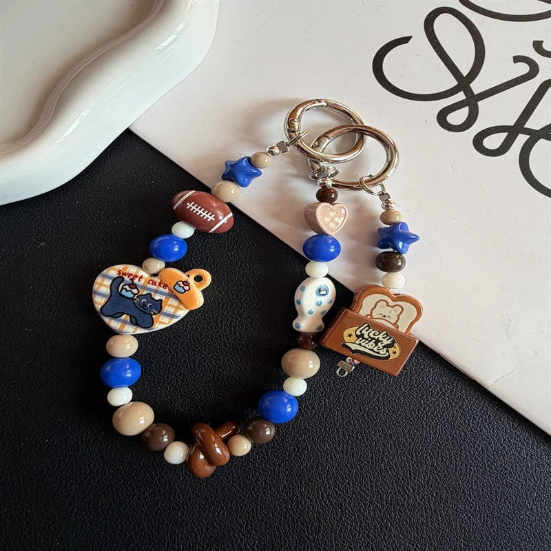 Decorative Beaded Charm Keychain Stornfield 1790135022