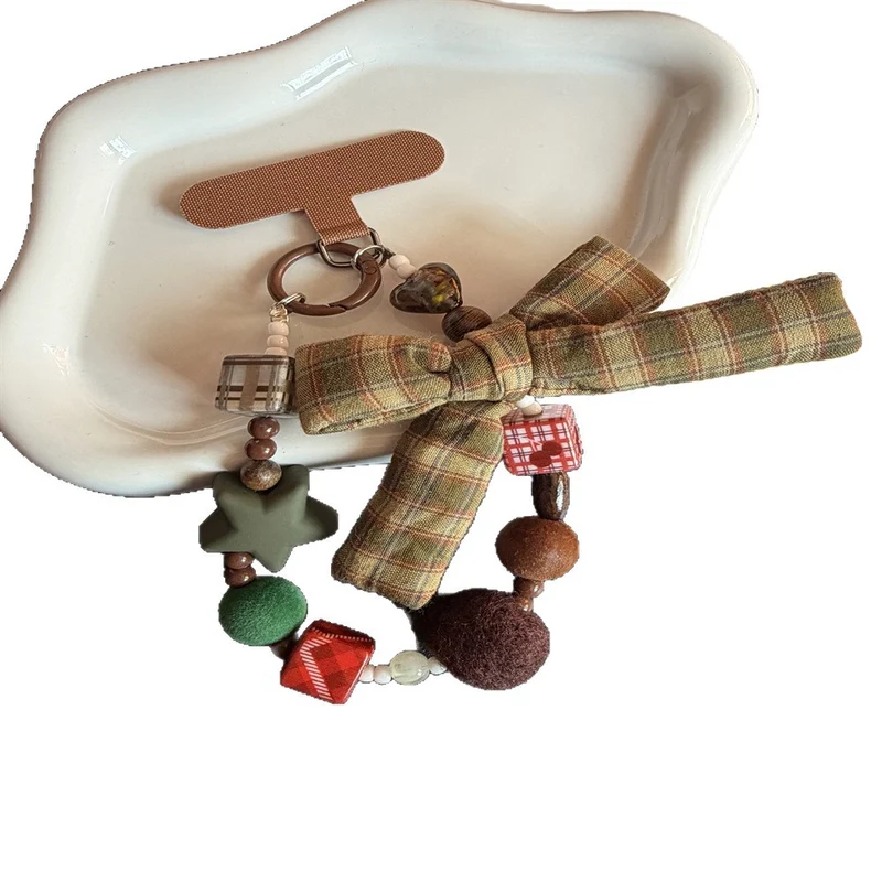 Decorative Beaded Charm Keychain Stornfield 1790134914