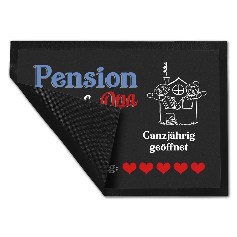 Pension Oma und Opa Fußmatte