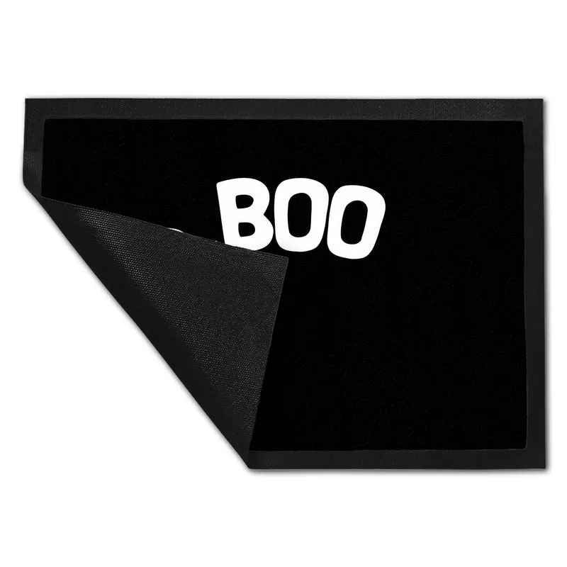 Gespenst Fußmatte mit Spruch: Boo