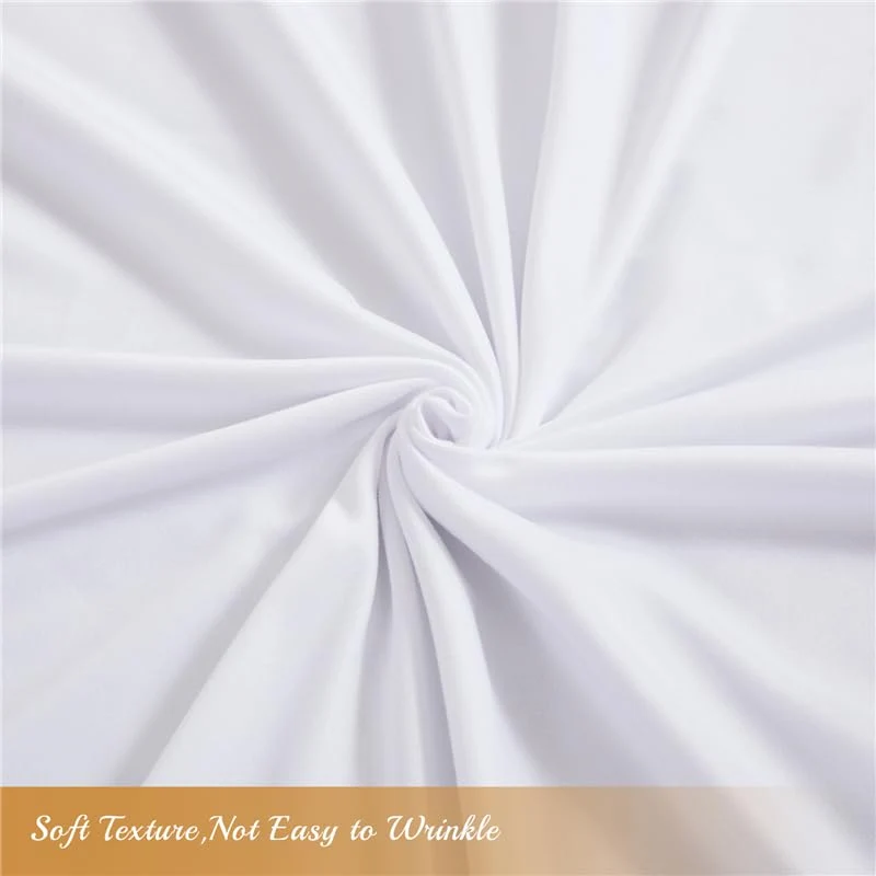 Garvee Wedding Arch Cover Set 3 pezzi in spandex con cerniera per feste e cerimonie Neutro