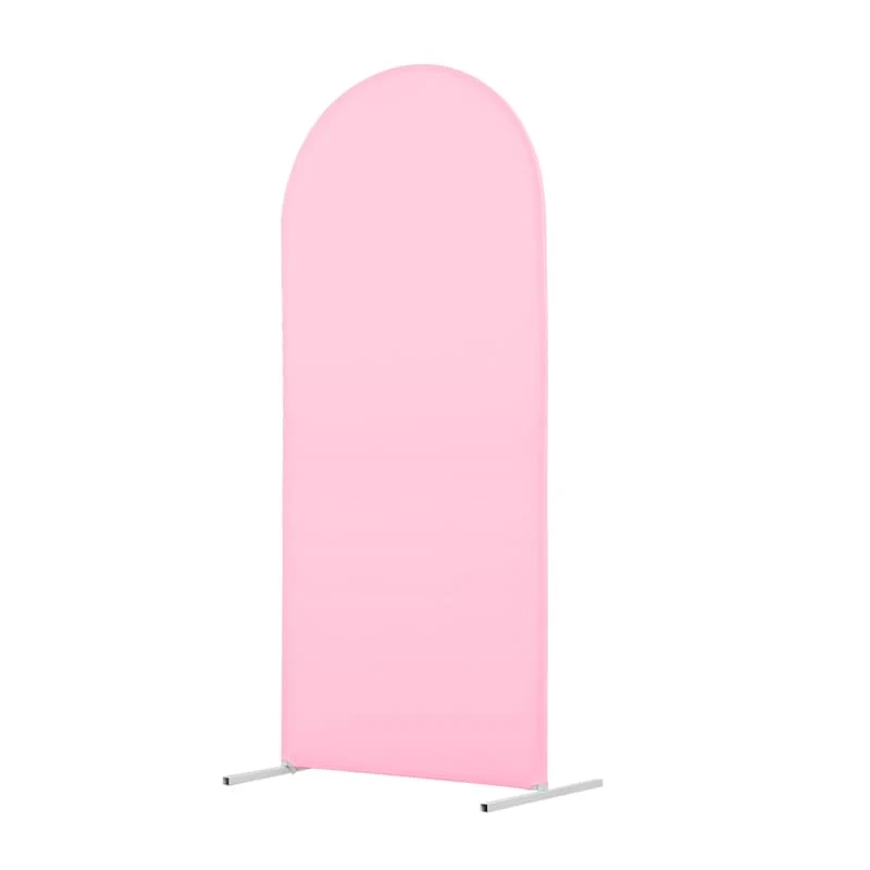 Garvee Wedding Arch Cover Set 3 pezzi in spandex con cerniera per feste e cerimonie Neutro