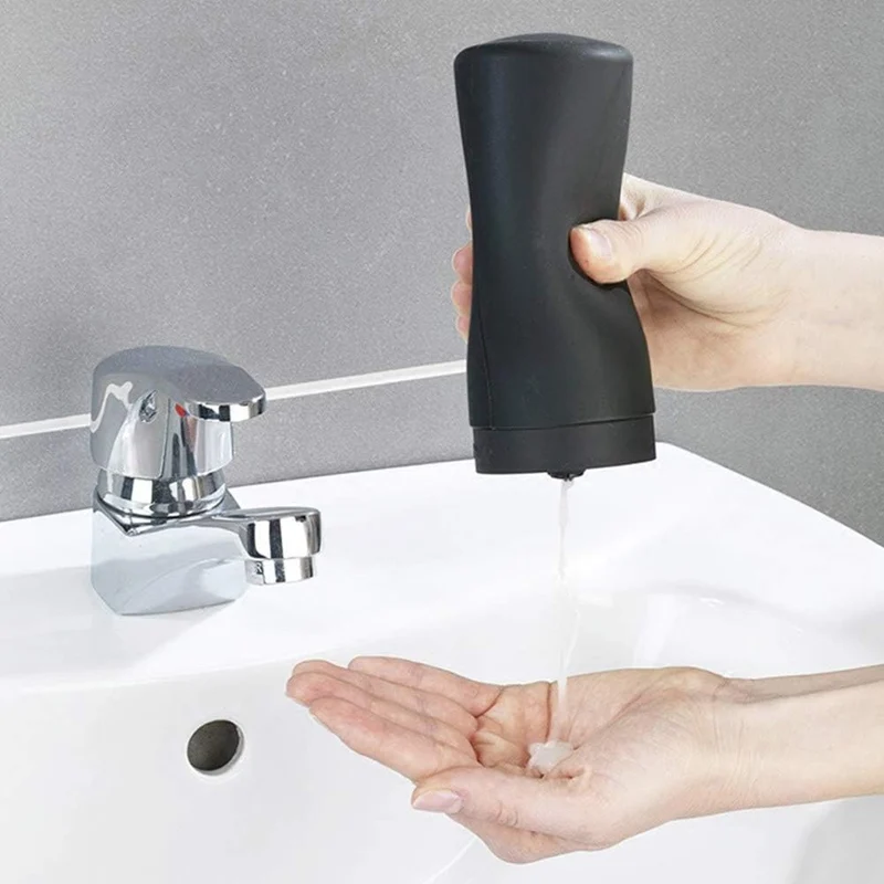 Garvee Set 2 Dispenser Ricaricabili Per Sapone, Dosaggio Preciso, Materiale Plastico Resistente, Multiuso Per Cucina E Bagno, Trasparente