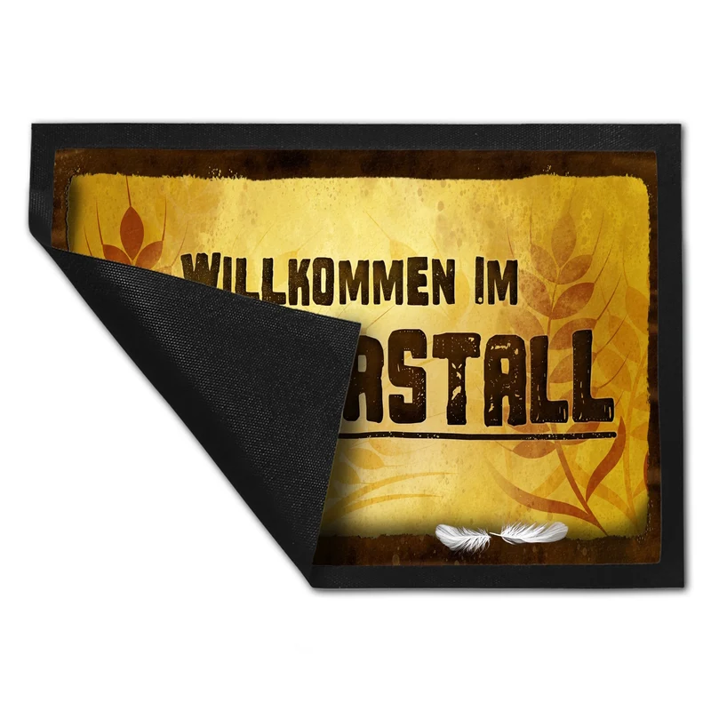 Willkommen im Hühnerstall Fußmatte