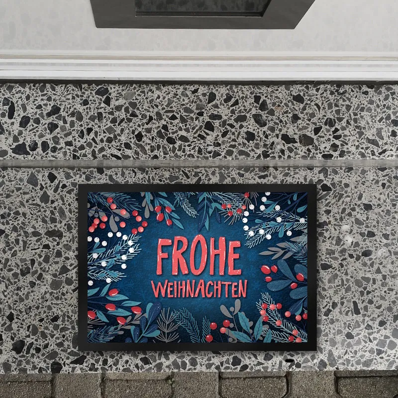 Frohe Weihnachten Fußmatte