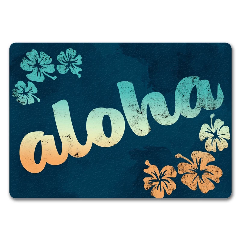 Aloha - Fußmatte im Hawaiilook