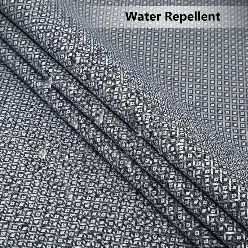 Tenda da doccia Garvee Navy in microfibra idrorepellente, resistente, 155 g/m², in poliestere, per bagno, 182,9 x 213,4 cm
