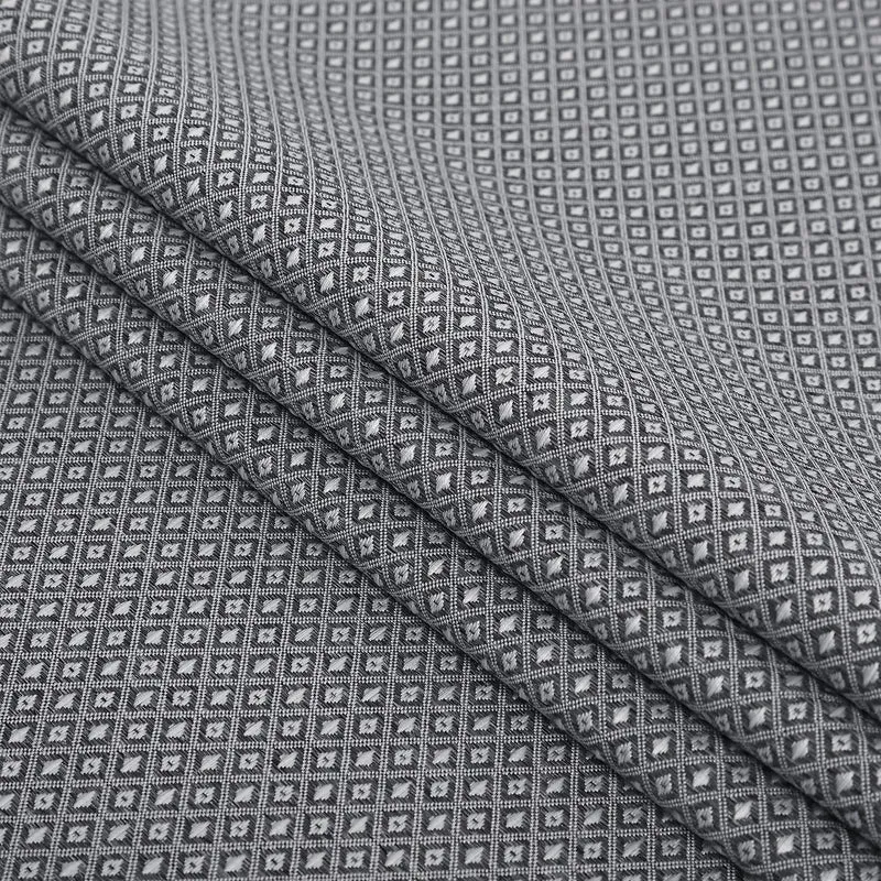 Tenda da doccia Garvee, trama a nido d'ape a quadretti, 100% poliestere, idrorepellente, tessuto pesante, occhielli antiruggine, grigio, 35x72 cm, qualità alberghiera, bagno
