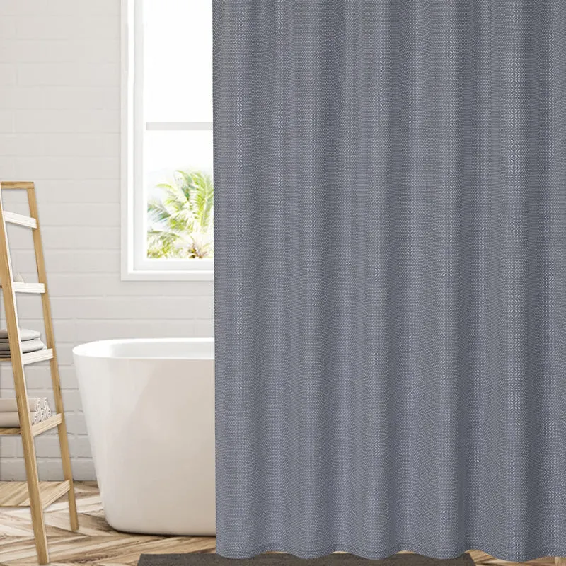 Tenda da doccia Garvee in tessuto di lino, idrorepellente, trama a nido d'ape, 72x72 pollici, bagno, hotel di lusso, occhielli antiruggine