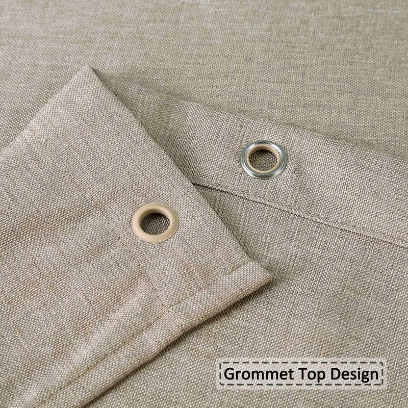 Garvee Tenda da doccia in poliestere impermeabile con ganci per bagni e vasche da bagno 32"x72" Elegante