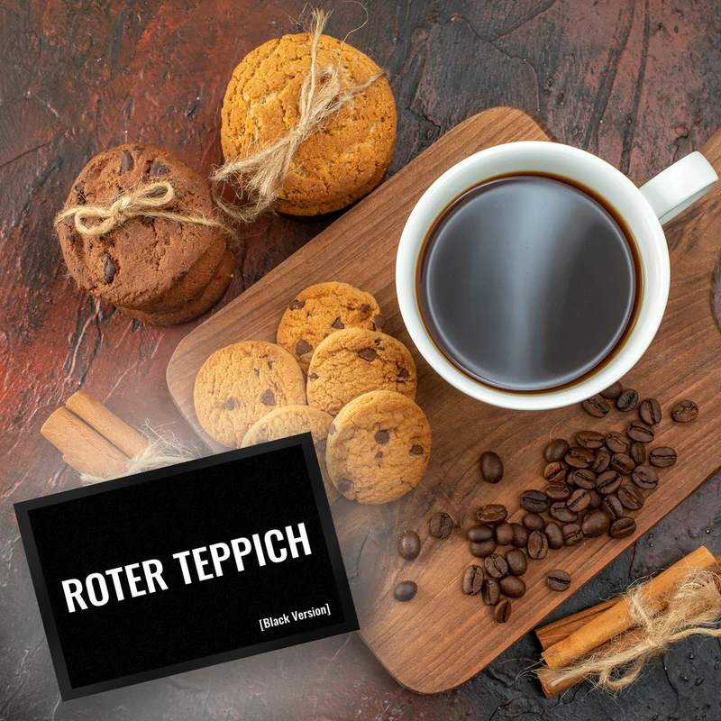 Roter Teppich [Black Version] Fußmatte